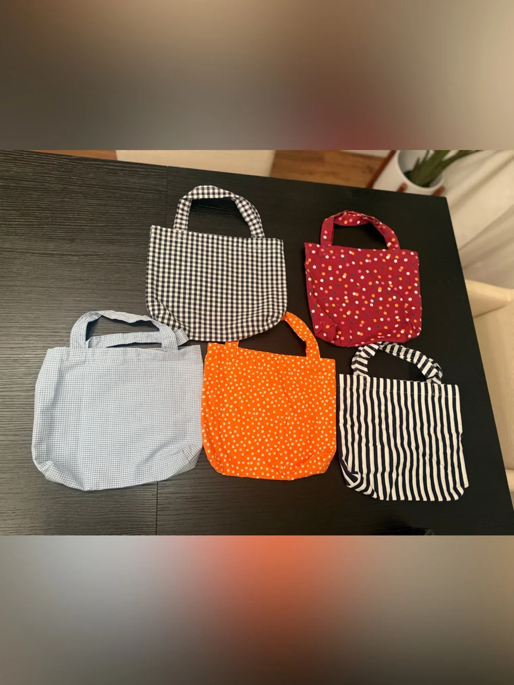 Handmade Totes Bundle of (5) Kids Totes Jungle Safari Zoo Theme Party Favors